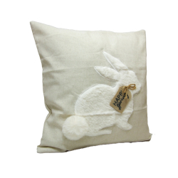 Poduszka dekoracyjna Zając Beżowa 45x45cm